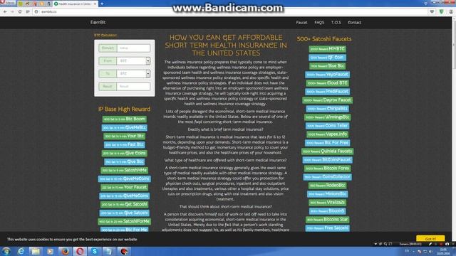 Биткоин кран E@rnBits с выводом на FaucetBox от 380 сатош раз в 30 минут (смена ip на Hong-Kong) смотреть онлайн