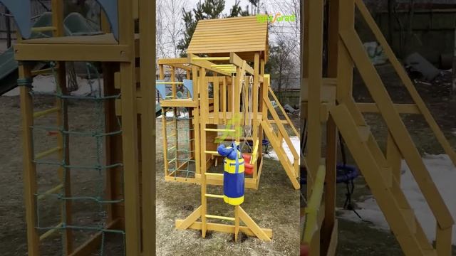 Видео обзор детской площадки "IgraGrad Крафт Pro 4" смотреть онлайн