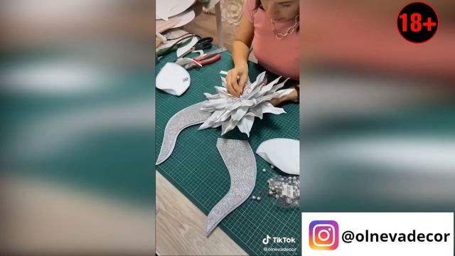 Украшение к новому году своими руками от Olneva Decor 18+ смотреть онлайн