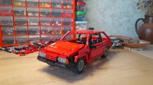 Процесс постройки Ваз 2108 Lego Technic Лего Техник