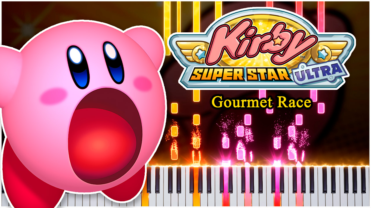 Gourmet Race (Kirby: Super Star) 【 КАВЕР НА ПИАНИНО 】 смотреть онлайн