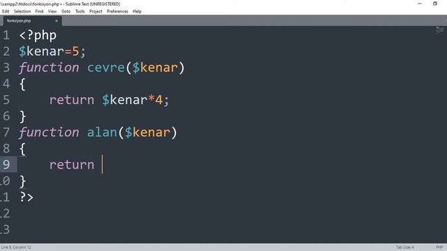 PHP DERSLERİ #10(Fonksiyonlar) смотреть онлайн