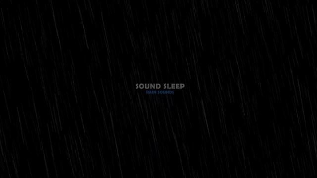 가로수 길을 걸으며 듣는 차분한 빗소리?Rain Sounds For Sleeping, White Noiseㅣ숙면ㅣ마음의 안정ㅣ불면증 개선?1시간 뒤 검은 화면