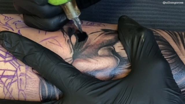 ? POSEIDON TATTOO | time lapse смотреть онлайн