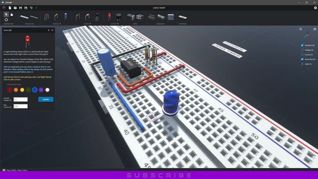 Tutorial LM555 TIMER in CRUMB Circuit Simulator смотреть онлайн