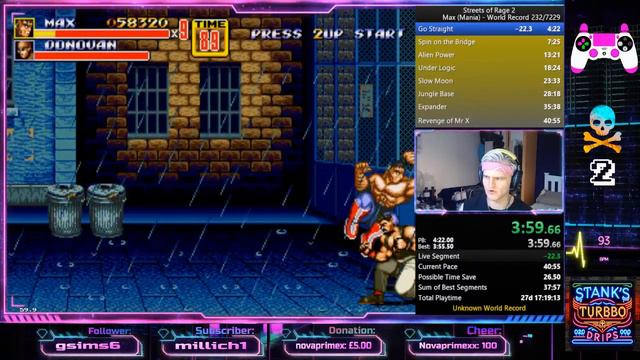 Streets of Rage 2 - WR Attempts! смотреть онлайн