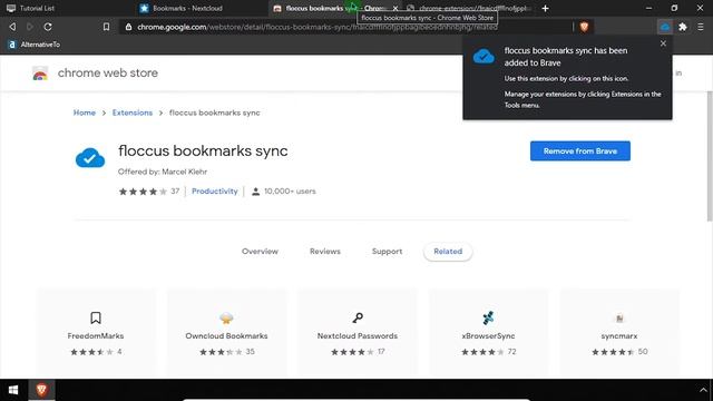 Create Locally Hosted Bookmark Sync with Nextcloud and Floccus смотреть онлайн
