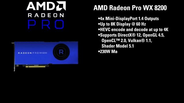 AMD Announces the Radeon WX 8200 GPU смотреть онлайн