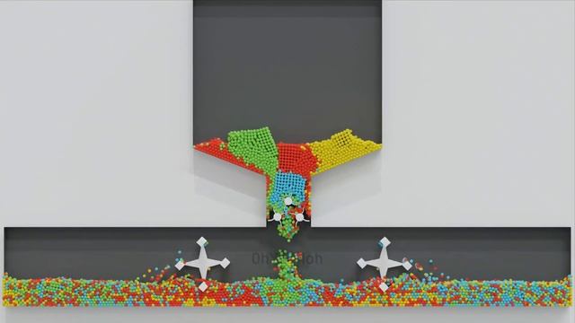 Particle Simulation #83 : Softbody Tetris, Shredder Machine, Piston смотреть онлайн