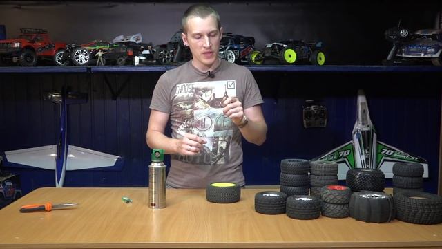 RC новичок №3 ... Делаем отверстия в резине на радиоуправляемой модели (rc car) смотреть онлайн