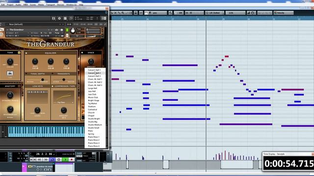 The Grandeur - Piano VST - Jazz improvised ballad смотреть онлайн