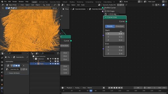 New Curl Noise like representation of Fields with Geometry Nodes in Blender - Tutorial смотреть онлайн