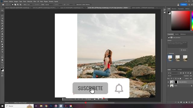 RELLENO GENERATIVO - PHOTOSHOP IA (Inteligencia artificial) / Esto es increíble!?? смотреть онлайн