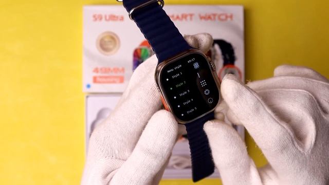 S9 Ultra Smart Watch Menu Style Change смотреть онлайн