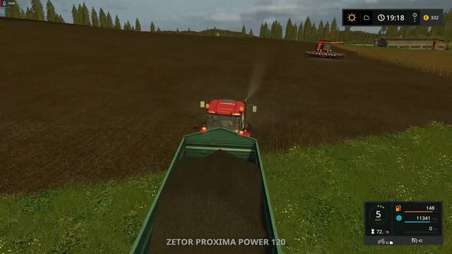 Farming Simulator 17 ➣ Прохождение • Sosnovka. Часть 448. Сбор урожая Подсолнуха на своём поле смотреть онлайн