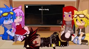 Sonic and his friends react to ??? | Gacha | Reaction video |