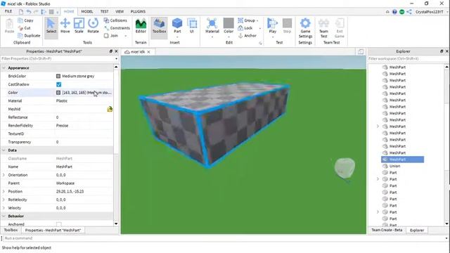 How to upload meshes into roblox studio смотреть онлайн