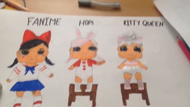 Лучший рисунок куклы ЛОЛ для канала MY TOYS PINK!!! смотреть онлайн