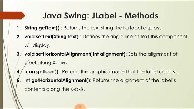 JAVA swing - JLabel - CS206 Object Oriented Design and Programming - KTU Btech 4th semester CSE смотреть онлайн