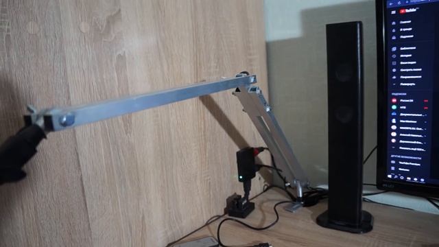 Пантограф своими руками, ( стойка для микрофона ) смотреть онлайн