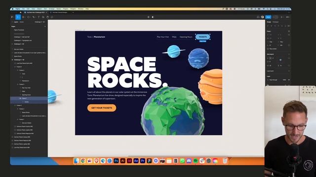 Website Hero Design Challenge in Figma #3 – 3D Elements смотреть онлайн