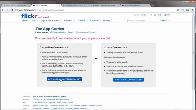 How To Find Your Flickr API Key смотреть онлайн