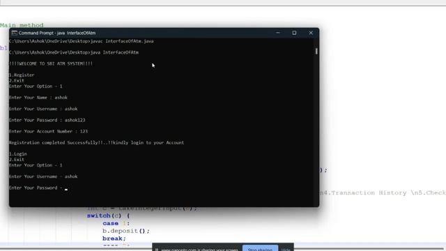 Oasis Infobyte Task-3 | Java Development | Internship |ATM INTERFACE смотреть онлайн