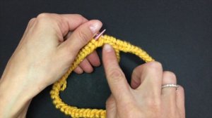 Простое вязание на круговых спицах для начинающих.