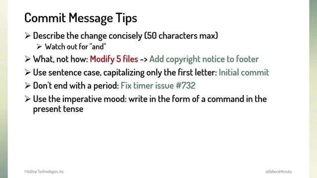 Git Commit Messages (Clip 13): Gentle Introduction to GitHub for Beginners смотреть онлайн