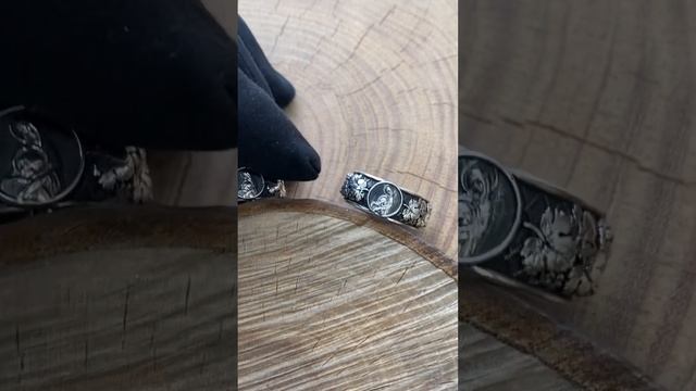 Серебряные венчальные кольца Пётр и Феврония.Внутри венчальная Молитва. смотреть онлайн