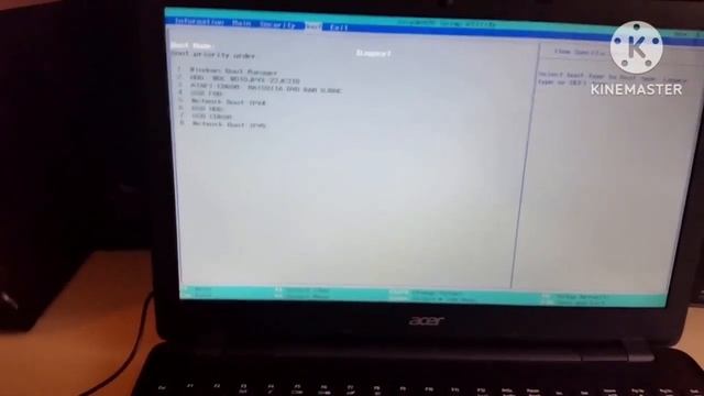 Как настроить BIOS Acer Aspire E5-571G для установки Windows 7 смотреть онлайн