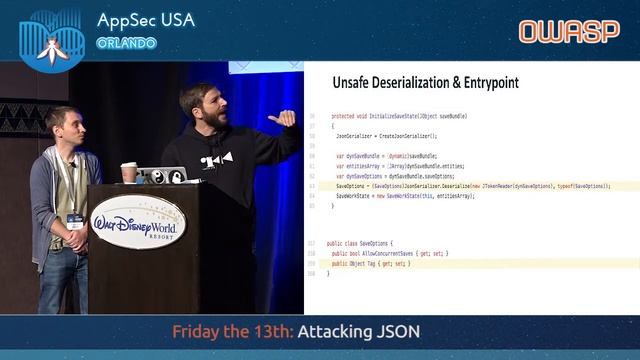 Friday the 13th: Attacking JSON - Alvaro Muñoz & Oleksandr Mirosh - AppSecUSA 2017 смотреть онлайн