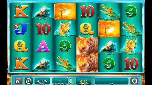 Как играть в игровой автомат Raging Rhino. Обучающее видео. смотреть онлайн