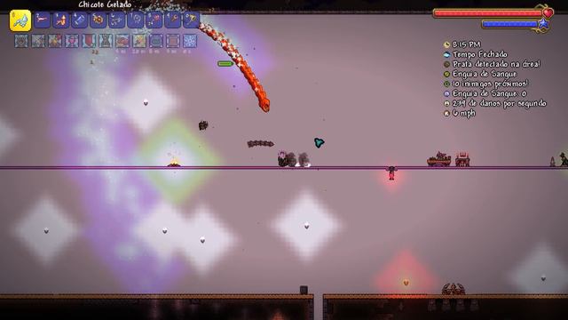 Terraria EXTREMO ► A pesca na Bloodmoon Hardmode tá perigosa? #58 смотреть онлайн