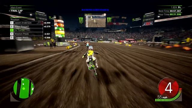 Monster Energy Supercross - The Official Videogame 2 - First Full Gameplay смотреть онлайн