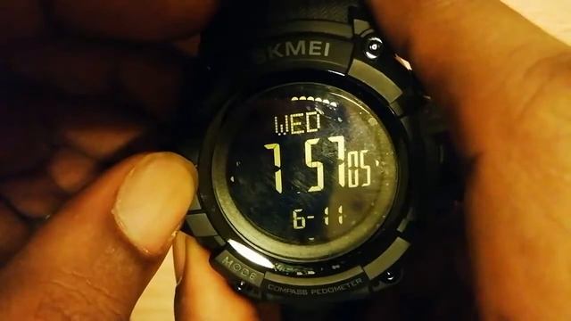 Skmei 1356 Features, function, settings and review. смотреть онлайн