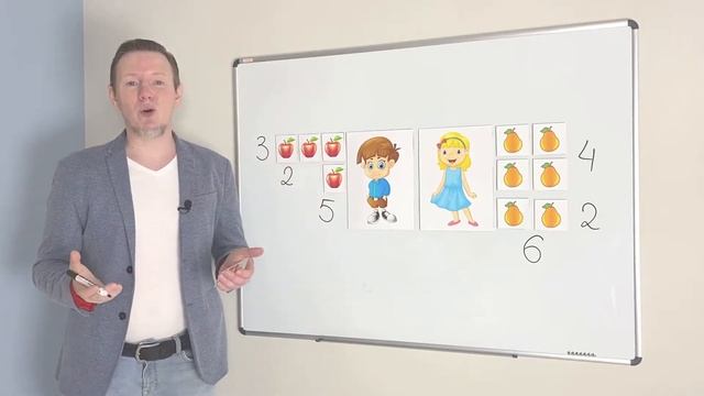 Математика 1 класс: видео урок 3 - количественный счет практика. (Школьная программа и подготовка) смотреть онлайн