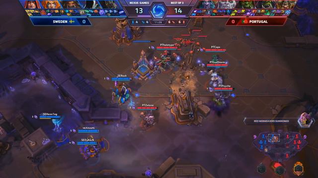 Nexus Games Europe - Group D Match 2 – Sweden vs. Portugal - Game 1 смотреть онлайн