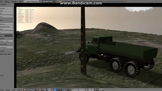 Blender Game Engine Car Physics (no python) смотреть онлайн