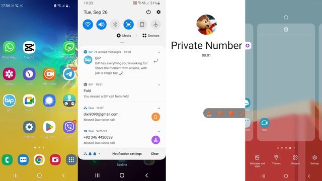 Split Screen Incoming Call/ Fake Call & WhatsApp & Google Meet/ Samsung s10 & Z Flip 3 смотреть онлайн