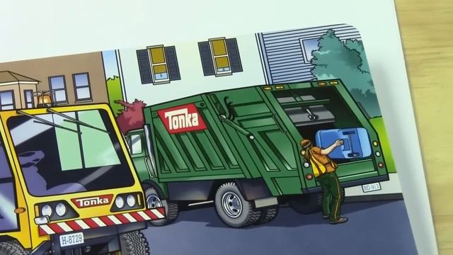 Garbage Truck Video "Tough Trucks" Book Read Along смотреть онлайн