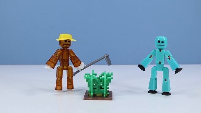 Stikbot Action Pack Roll Play Accessory Farming vs. Weapons смотреть онлайн