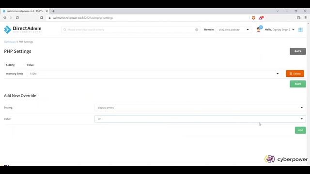 How to Enable or Disable PHP's display_errors in DirectAdmin смотреть онлайн