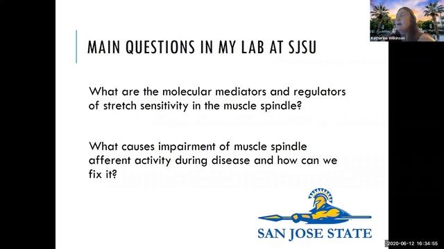 CoS Seminar: "Muscles Have Feelings Too: Understanding Stretch Sensitivity in the Muscle Spindle" смотреть онлайн