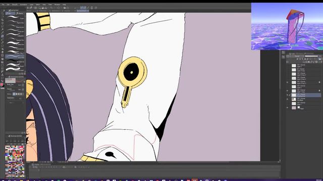 🔴 Finishing Bucciarati Drawing in Clip Studio Paint 🔴 смотреть онлайн