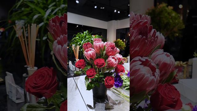 ■274 プロテアのフラワーアレンジメント смотреть онлайн
