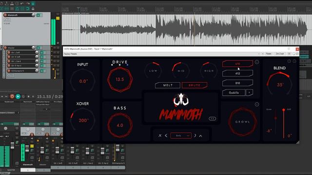 Aurora DSP Mammoth - The MONUMENTAL Bass Plugin (Quick Demo)