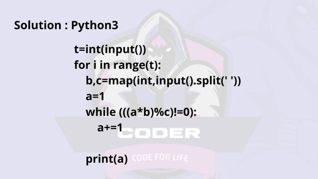 The product mystery Problem Code: PRODUCT | Codechef Solution | Python3 смотреть онлайн