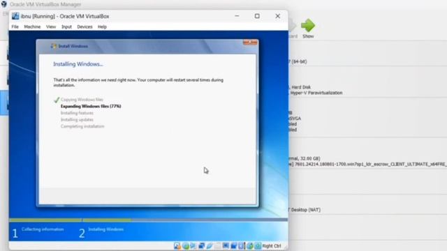 Instalasi Windows 7 di Oracle VirtualBox / Sistem Operasi / Ibnu kholdun (2209010214) смотреть онлайн