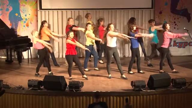 Смотр первокурсников факультет дошкольного образования Массовый танец «Dance» смотреть онлайн